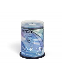 DVD-R TDK 4.7GB 16xSpeed (Cake 100szt)